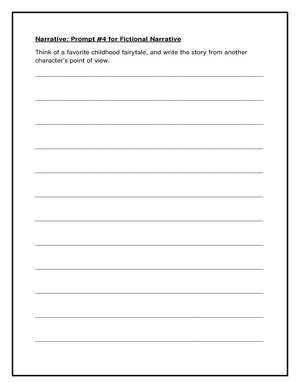 Essential Fairytale POV Writing Prompt | Grade 6 ELA