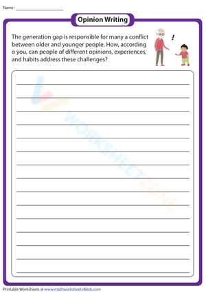 Opinion Writing Prompts for 7th Grade