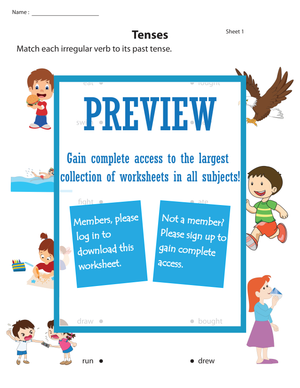 Matching Irregular Verbs to Past Tenses