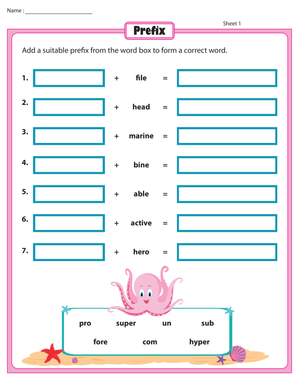 Combine Prefix with the Root Word