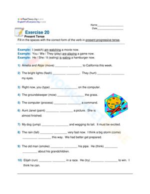 Enhance Skills with Present Continuous Tense