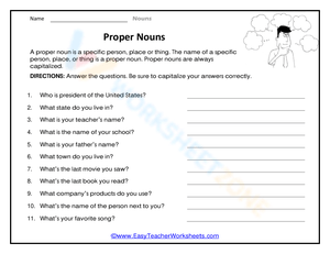 Enhance Grammar Skills with Proper Nouns