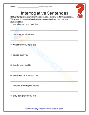 Interrogative Sentences