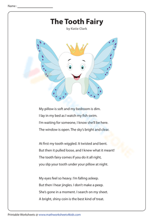 Poem About The Tooth Fairy