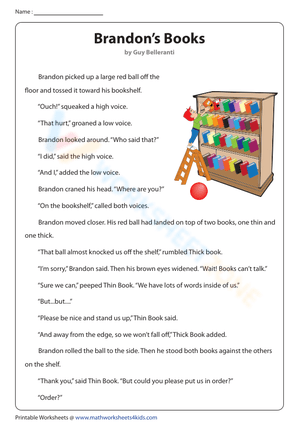 Fiction Story Reading: Brandon Books