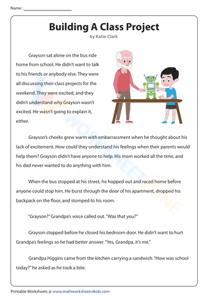 Fiction Story: Building a Class Project