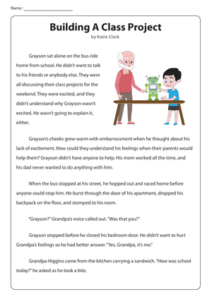 Fiction Story: Building a Class Project
