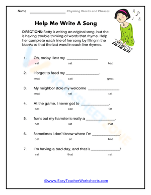 Help Me Write A Song