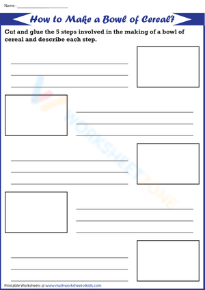 Sequencing and Describing Events Practice
