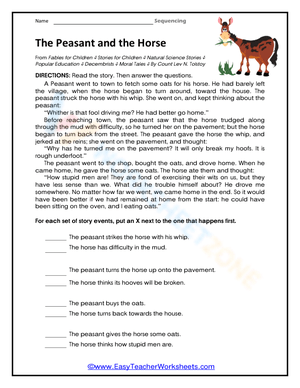 The Peasant and the Horse