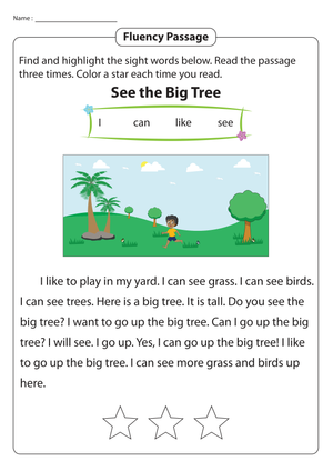 More Sight Words Practice for Reading Skills