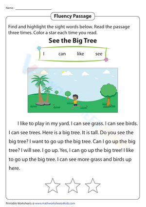 More Sight Words Practice for Reading Skills