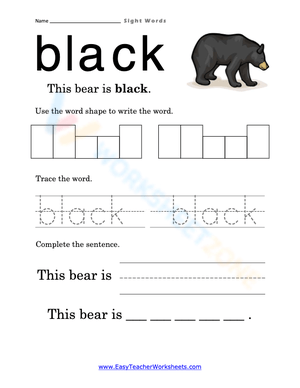 black (The Word)