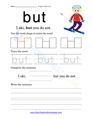 but Sight Word
