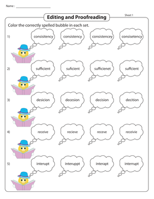 Improve Spelling with Correction Exercises