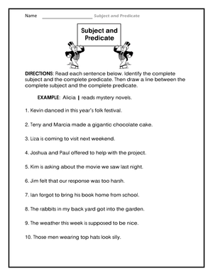 Identify It: Sentence Identification Practice