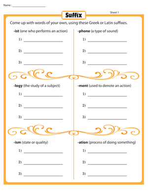 Explore Greek and Latin Suffixes for Vocabulary