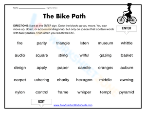 The Bike Path: Enhancing Reading Comprehension
