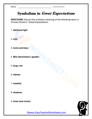 Symbolism in Great Expectations