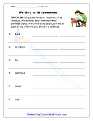Enhance Writing with Synonyms