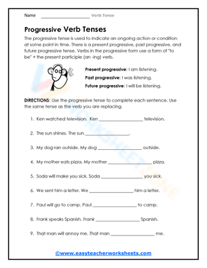 Progressive Verb Tenses