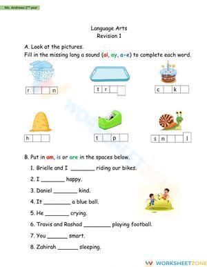 Language Arts Revision 1