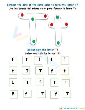 Letter Tt and Uu Practice Worksheet | Essential Grade K