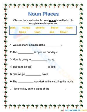 Noun Places