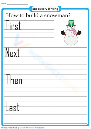 Winter-Themed Writing Prompt: Snowman