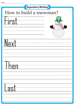Winter-Themed Writing Prompt: Snowman