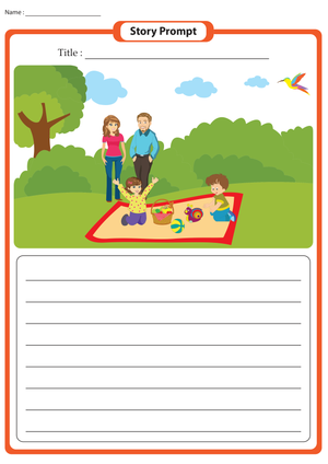 Engaging Story Prompt Worksheet