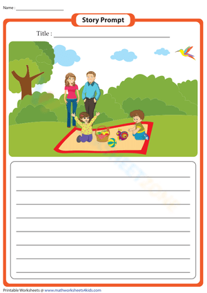 Engaging Story Prompt Worksheet