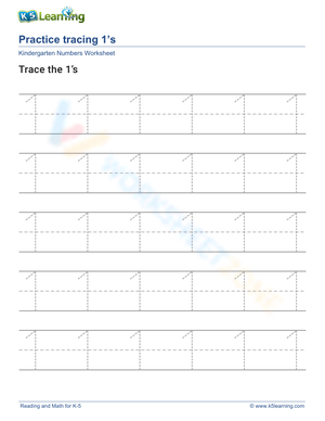 Tracing Numbers 1: Improve Number Formation