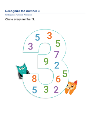 Improve Skills: Recognizing Numbers 1 to 10