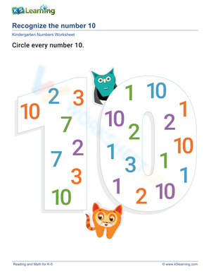 Interactive: Recognizing Numbers from 1 to 10