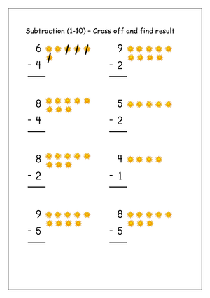 Subtraction Made Easy: Objects and Tally Marks