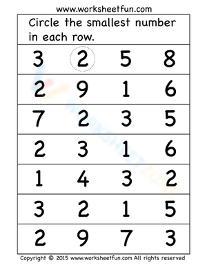 Greater - greatest - smaller - smallest