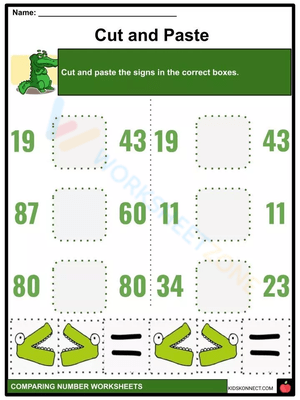 Comparison Practice: More, Less or Equal