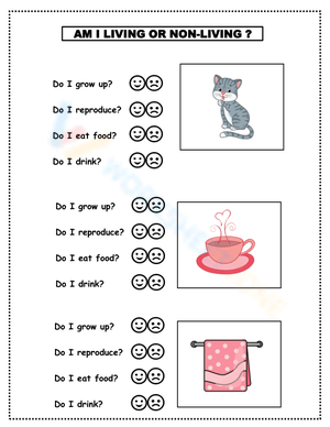 Grade 1 Science: Distinguish Living and Non-living Things