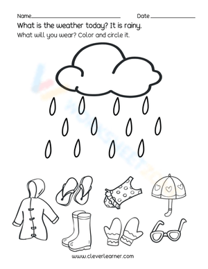 What will you wear in a rainy day?