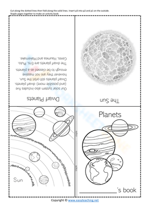 Create a Planet Folding Booklet