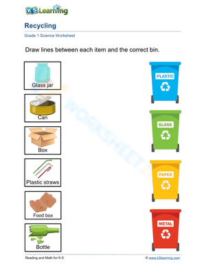 Grade 1: Conservation of resources - Recycling (3)