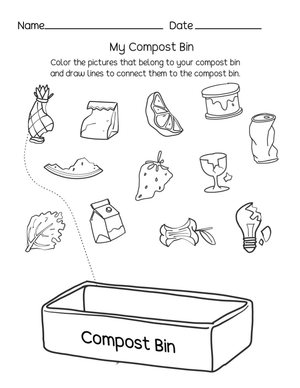 Essential Composting Worksheet | Grade 1-3 Science