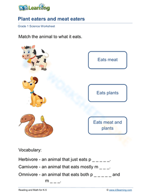 Plant Eaters & Meat Eaters
