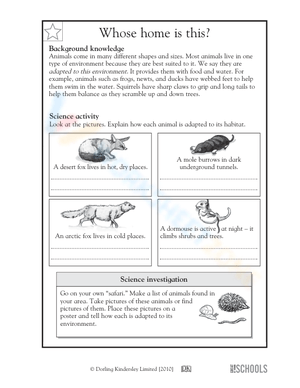 How animals adapt to habitat