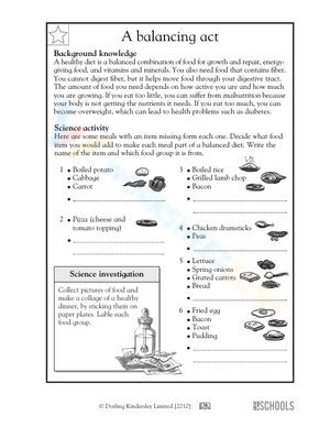A healthy diet is a balancing act