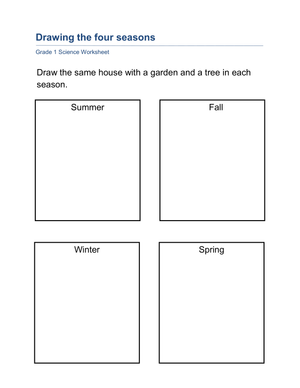 Drawing the Four Seasons