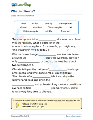 What is climate?