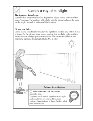 Catch a Ray of Sunlight: Essential Reflection Worksheet