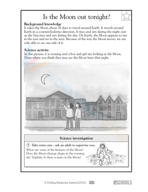 Is the Moon out tonight?